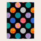 Colorful abstract art polka dot pattern Poster Gallery Image 4