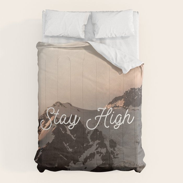 Stay High - Mt Shuksan Comforter Gallery Image 6