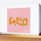 Starry Leo Wall Mural Gallery Image 2