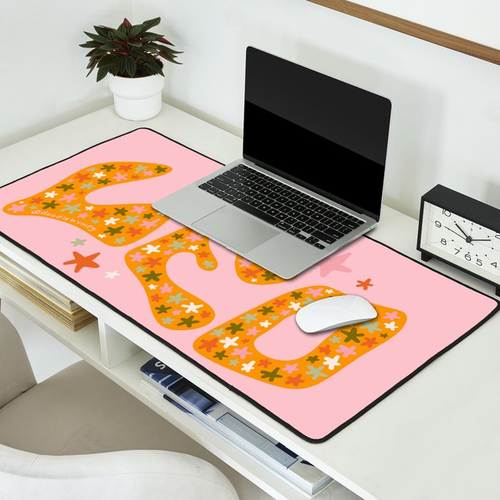 Starry Leo Desk Mat Gallery Image 2
