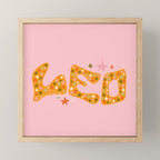 Starry Leo Mini Art Print Gallery Image 1
