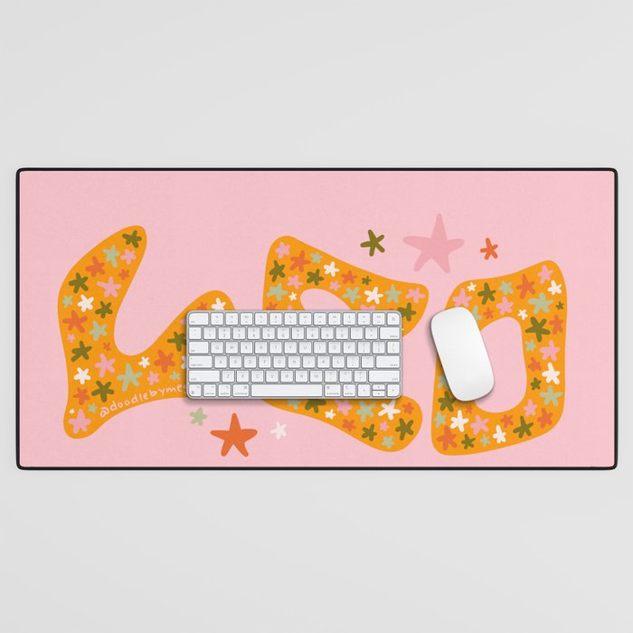 Starry Leo Desk Mat Gallery Image 1