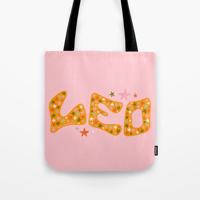 Starry Leo Tote Bag Gallery Image 1