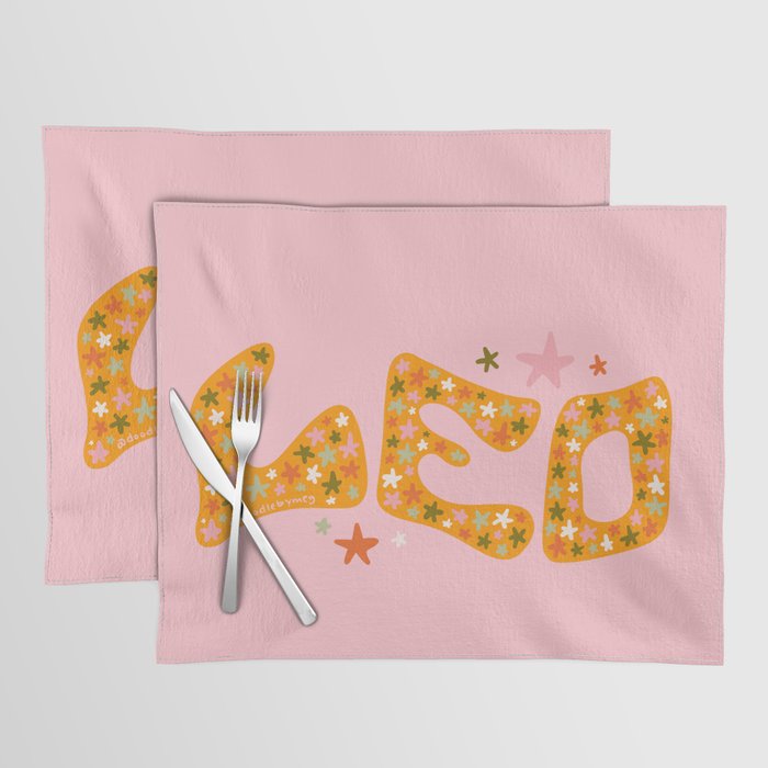 Starry Leo Placemat Gallery Image 1