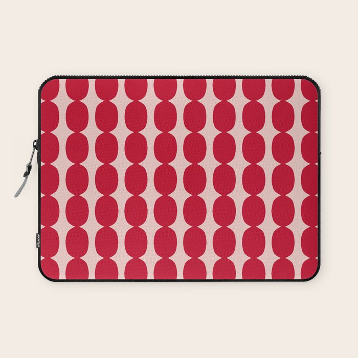 Cherry and Strawberry Cream Puff Bubble Chain Laptop Sleeve Gallery Image 1