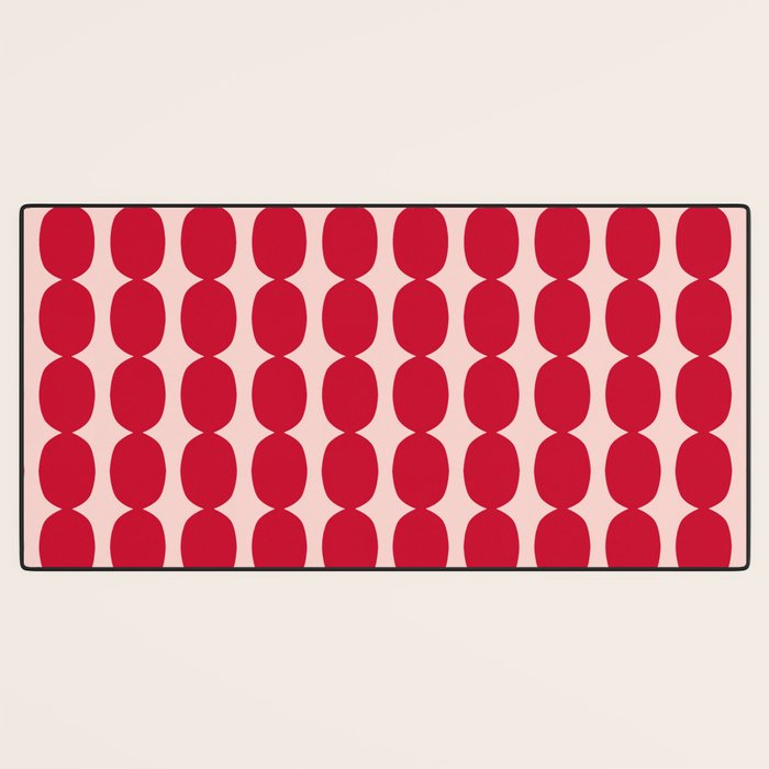 Cherry and Strawberry Cream Puff Bubble Chain Desk Mat Gallery Image 3