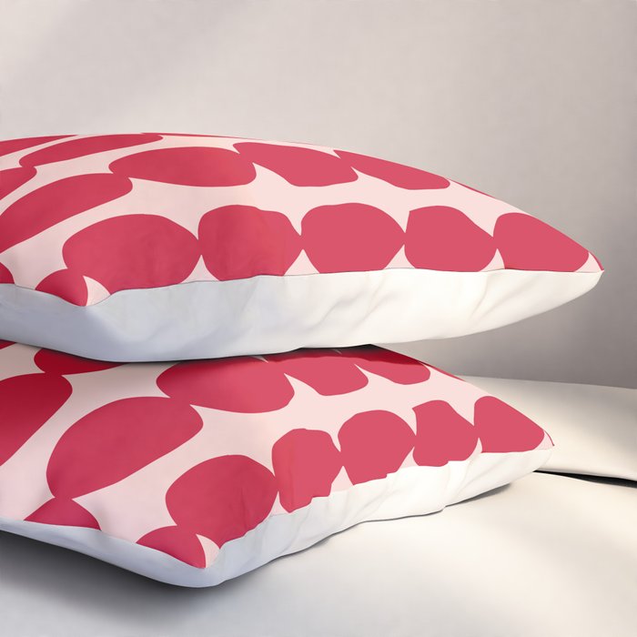 Cherry and Strawberry Cream Puff Bubble Chain Pillow Sham Gallery Image 3