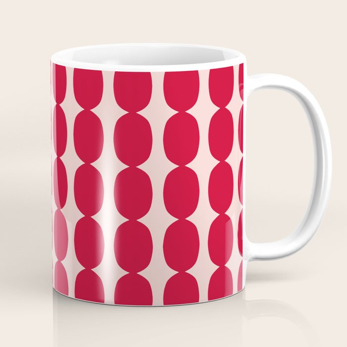 Cherry and Strawberry Cream Puff Bubble Chain Coffee Mug Gallery Image 1
