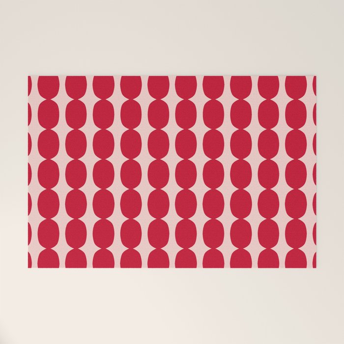 Cherry and Strawberry Cream Puff Bubble Chain Welcome Mat Gallery Image 1