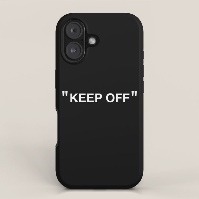 "KEEP OFF" Dark Edition iPhone Case Gallery Image 1