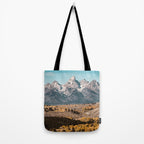 Grand Teton National Park Autumn Aspen Landscape Tote Bag Gallery Image 2