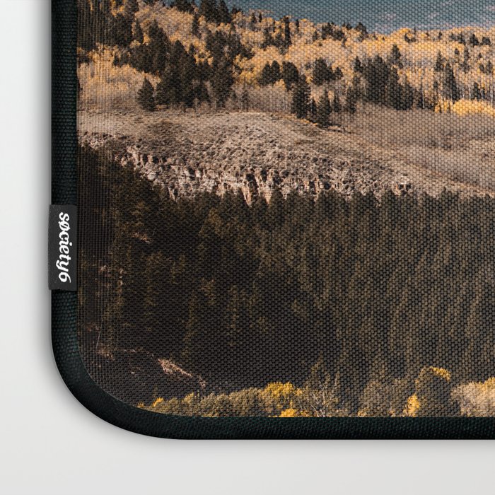 Grand Teton National Park Autumn Aspen Landscape Laptop Sleeve Gallery Image 3