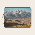 Grand Teton National Park Autumn Aspen Landscape Laptop Sleeve Gallery Image 1