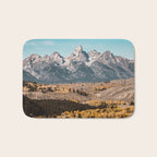 Grand Teton National Park Autumn Aspen Landscape Bath Mat Gallery Image 1