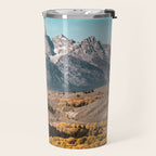 Grand Teton National Park Autumn Aspen Landscape Travel Mug Gallery Image 2