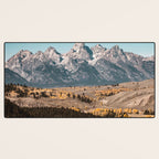 Grand Teton National Park Autumn Aspen Landscape Desk Mat Gallery Image 3