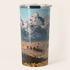 Grand Teton National Park Autumn Aspen Landscape Travel Mug Gallery Image 1