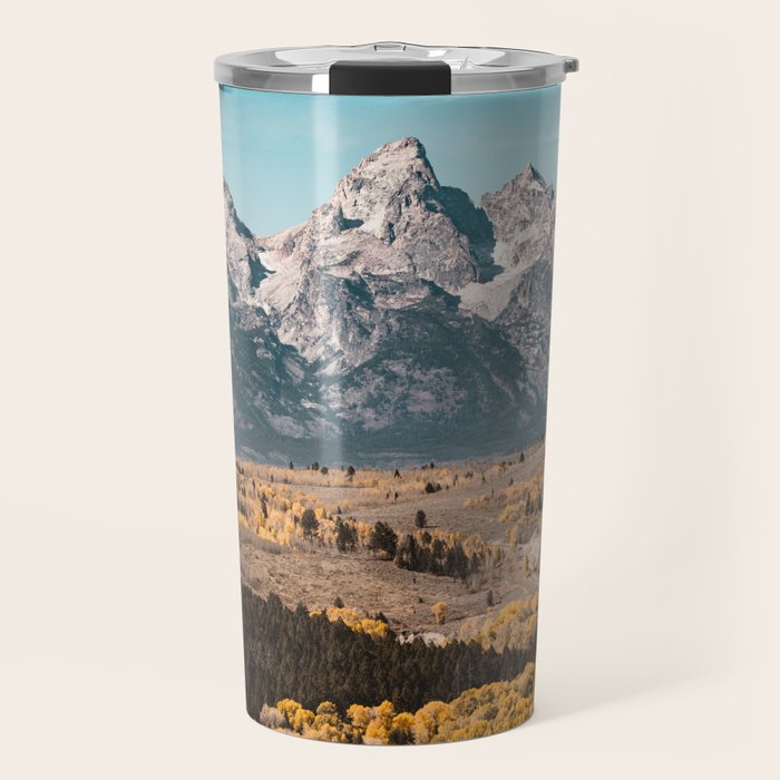 Grand Teton National Park Autumn Aspen Landscape Travel Mug Gallery Image 1