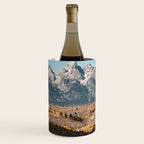 Grand Teton National Park Autumn Aspen Landscape Wine Chiller Gallery Image 1