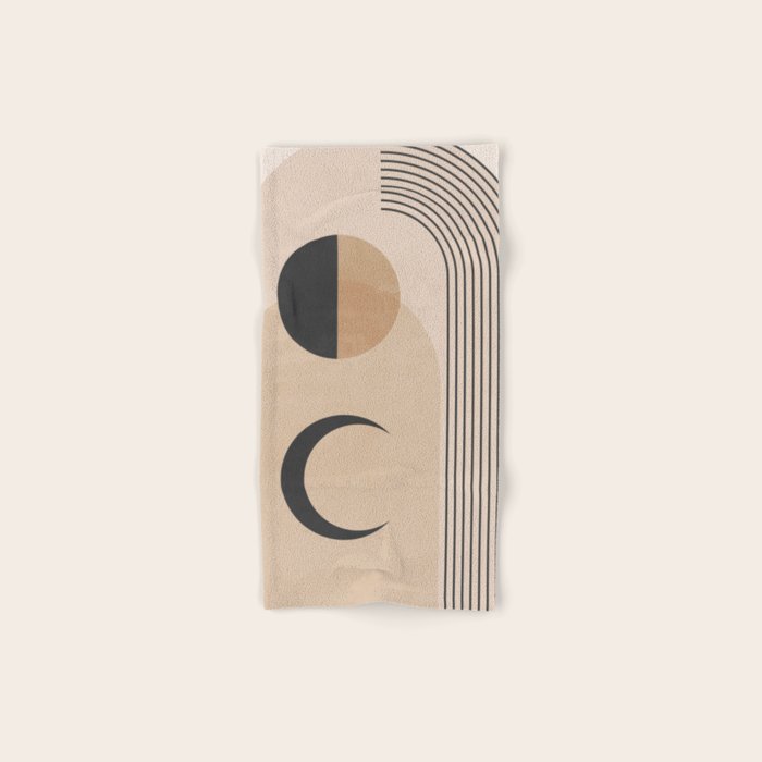 Minimal Geometric Shapes 120 Bath Towel Gallery Image 1