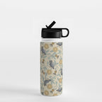 Tudor Owls in Grey Water Bottle Gallery Image 1