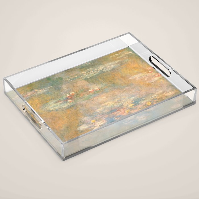 Water Lilies Claude Monet 1908 Acrylic Tray Gallery Image 1