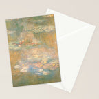 Water Lilies Claude Monet 1908 Stationery Card Gallery Image 2