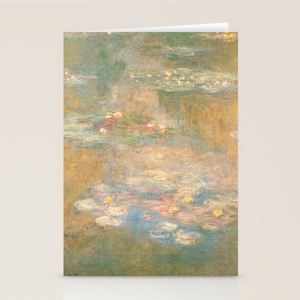 Water Lilies Claude Monet 1908 Stationery Card Gallery Image 2