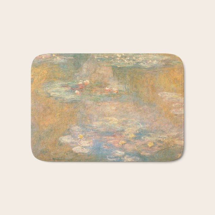 Water Lilies Claude Monet 1908 Bath Mat Gallery Image 1
