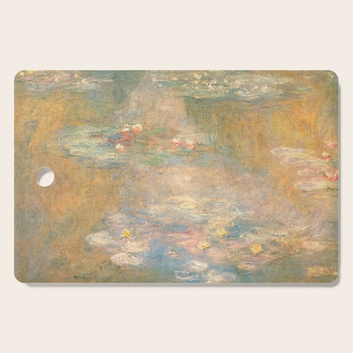 Water Lilies Claude Monet 1908 Cutting Board Gallery Image 1
