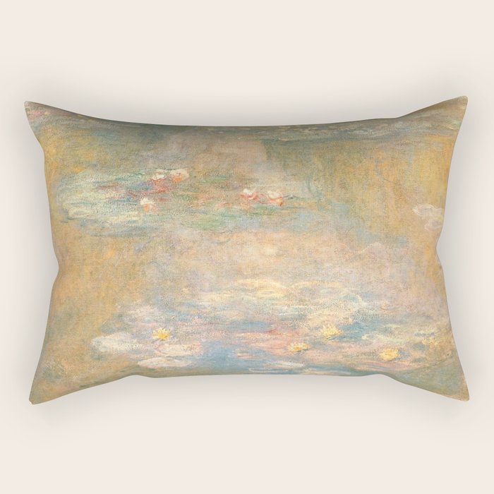 Water Lilies Claude Monet 1908 Rectangular Pillow Gallery Image 2