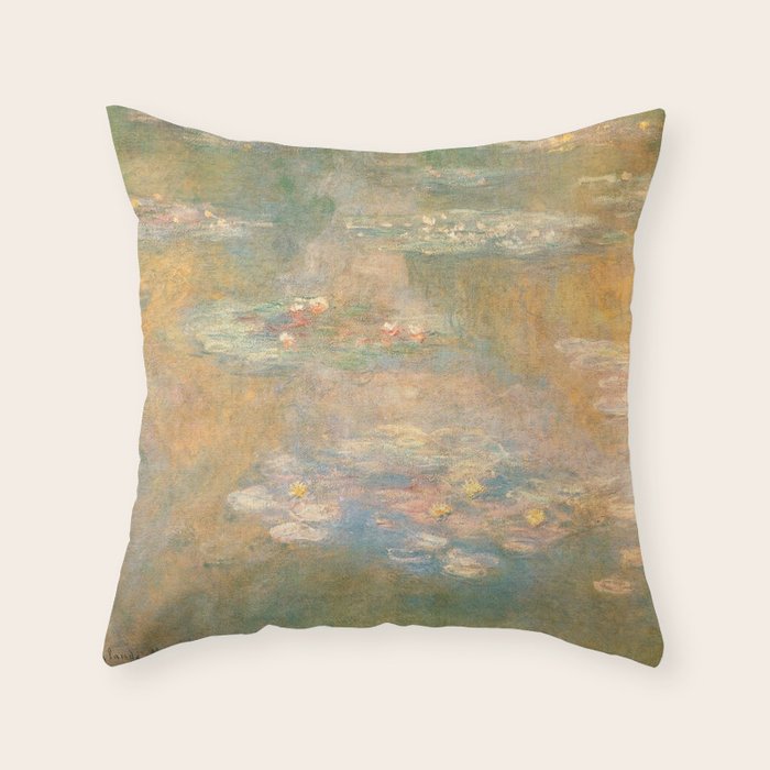 Water Lilies Claude Monet 1908 Throw Pillow Gallery Image 6