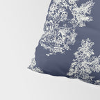 Toile de Jouy Vintage French Navy Blue & White Pillow Sham Gallery Image 4