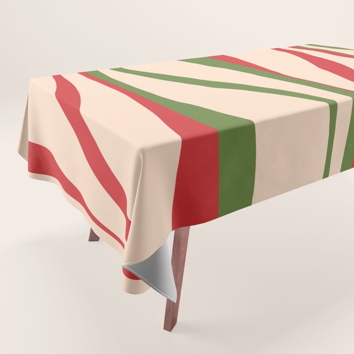 Mid Century Modern Retro Christmas Lounge Pattern Tablecloth Gallery Image 1