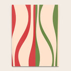 Mid Century Modern Retro Christmas Lounge Pattern Notebook Gallery Image 4