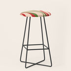 Mid Century Modern Retro Christmas Lounge Pattern Stool Gallery Image 1