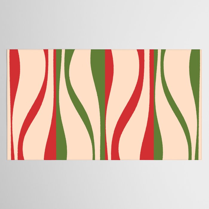 Mid Century Modern Retro Christmas Lounge Pattern Tablecloth Gallery Image 2