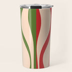Mid Century Modern Retro Christmas Lounge Pattern Travel Mug Gallery Image 1