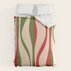 Mid Century Modern Retro Christmas Lounge Pattern Duvet Cover Gallery Image 6