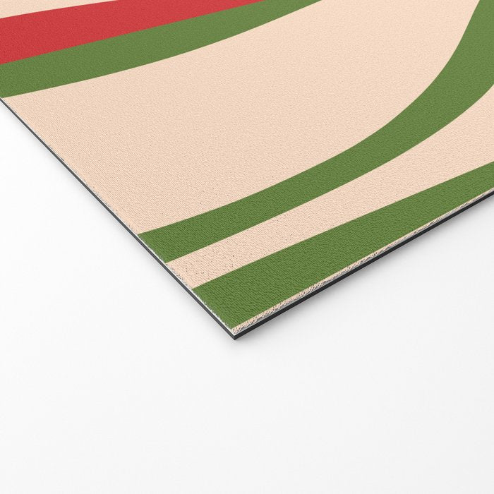 Mid Century Modern Retro Christmas Lounge Pattern Welcome Mat Gallery Image 2