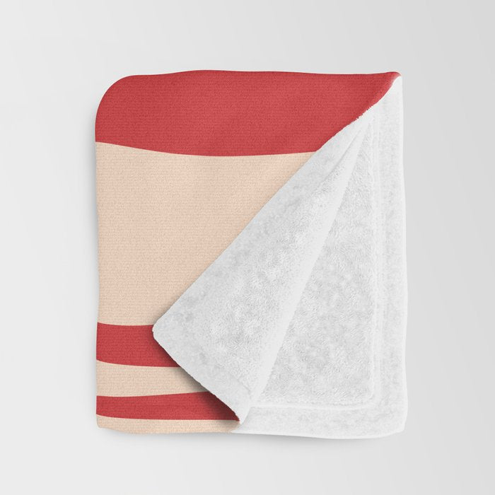 Mid Century Modern Retro Christmas Lounge Pattern Throw Blanket Gallery Image 3