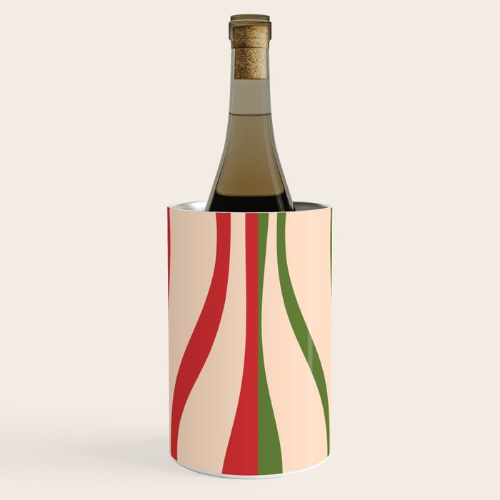 Mid Century Modern Retro Christmas Lounge Pattern Wine Chiller Gallery Image 3