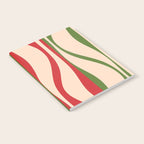 Mid Century Modern Retro Christmas Lounge Pattern Notebook Gallery Image 2