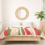Mid Century Modern Retro Christmas Lounge Pattern Duvet Cover Gallery Image 3