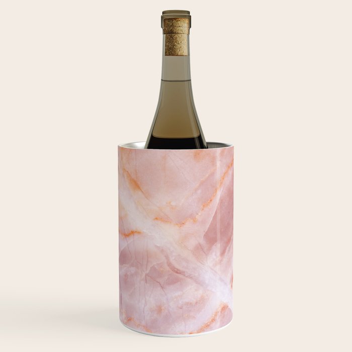 Rose Quartz Pink Marble Wine Chiller Gallery Image 2