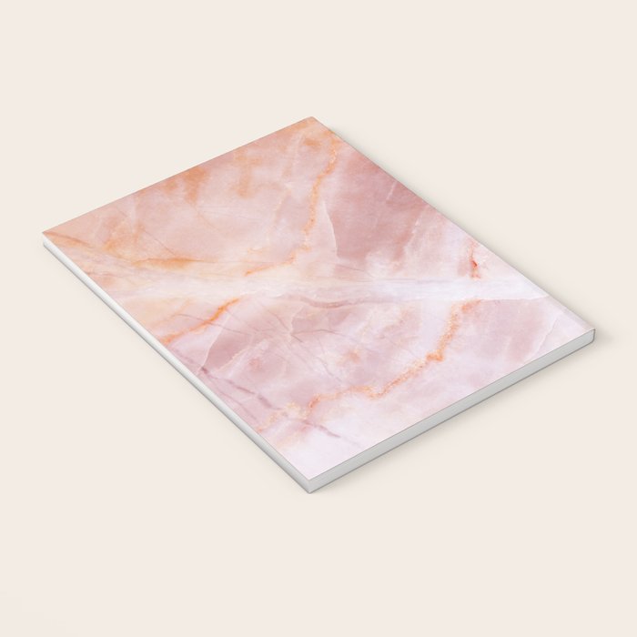 Rose Quartz Pink Marble Notebook Gallery Image 3