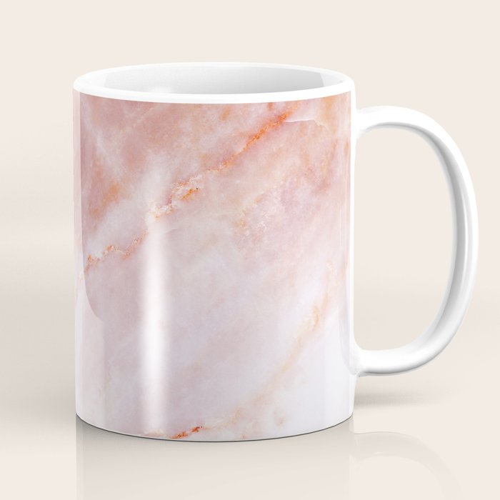 Rose Quartz Pink Marble Coffee Mug Gallery Image 1