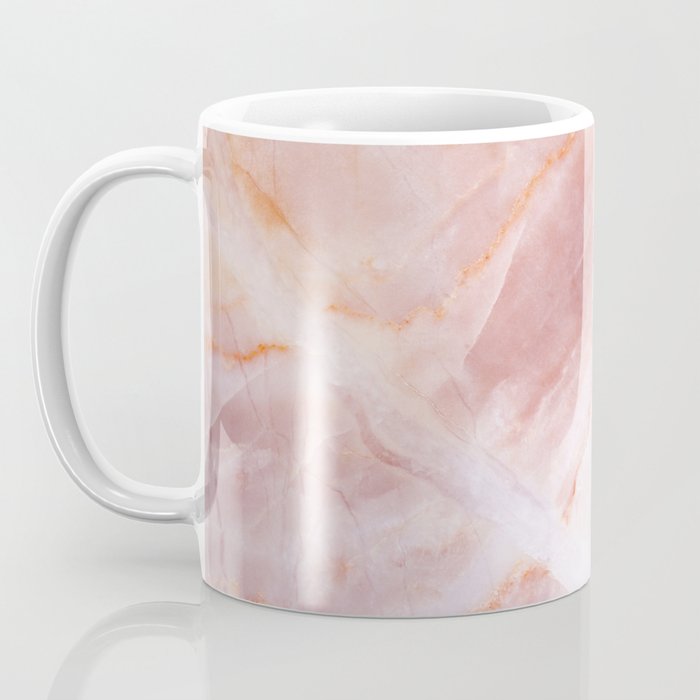 Rose Quartz Pink Marble Coffee Mug Gallery Image 3