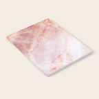 Rose Quartz Pink Marble Notebook Gallery Image 2