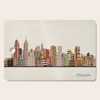 philadelphia skyline Cutting Board Gallery Image 1